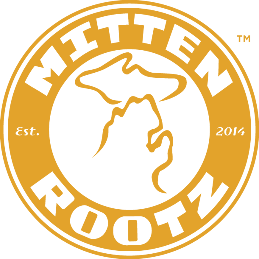 Mitten Rootz badge, est. 2014